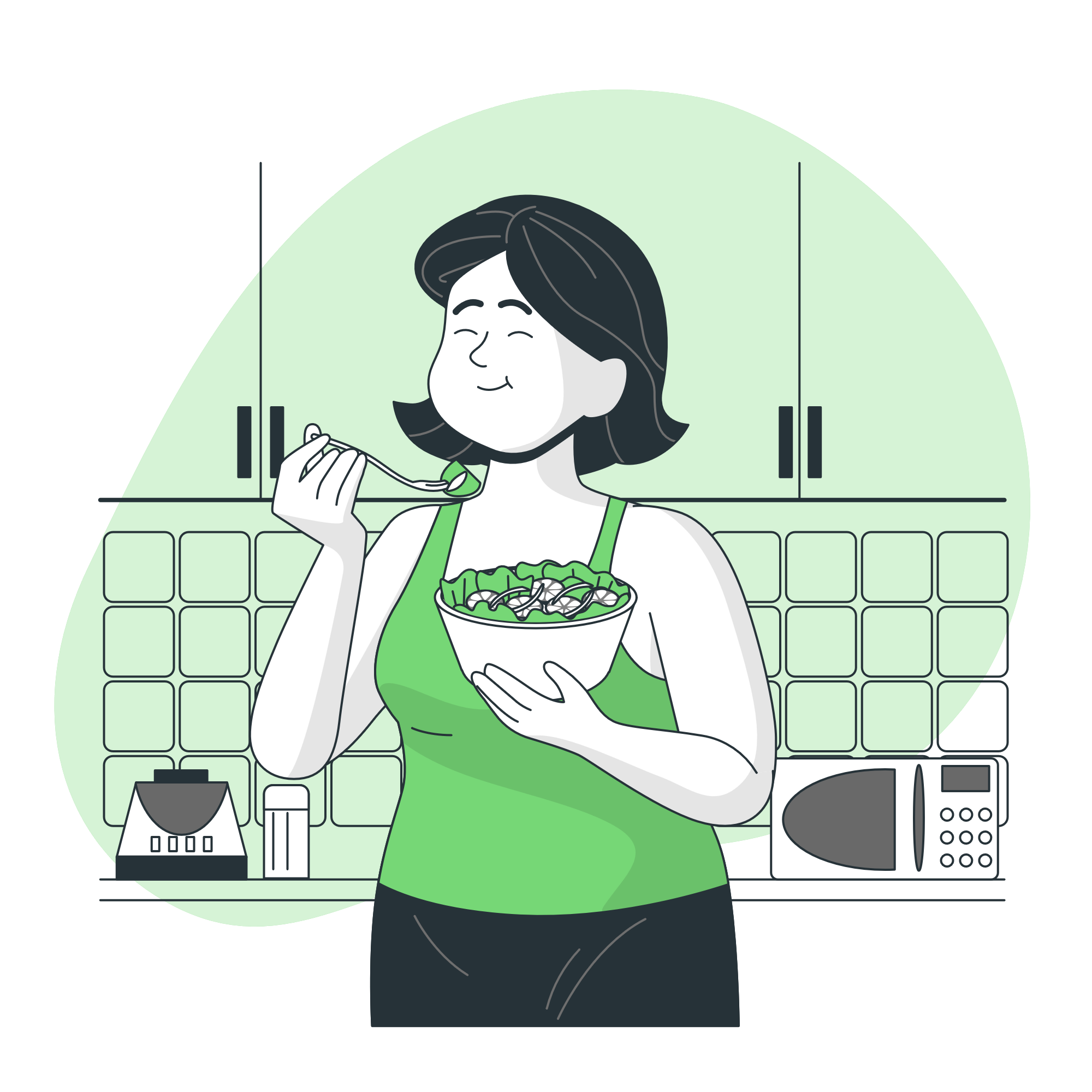 Ilustración programa de salud