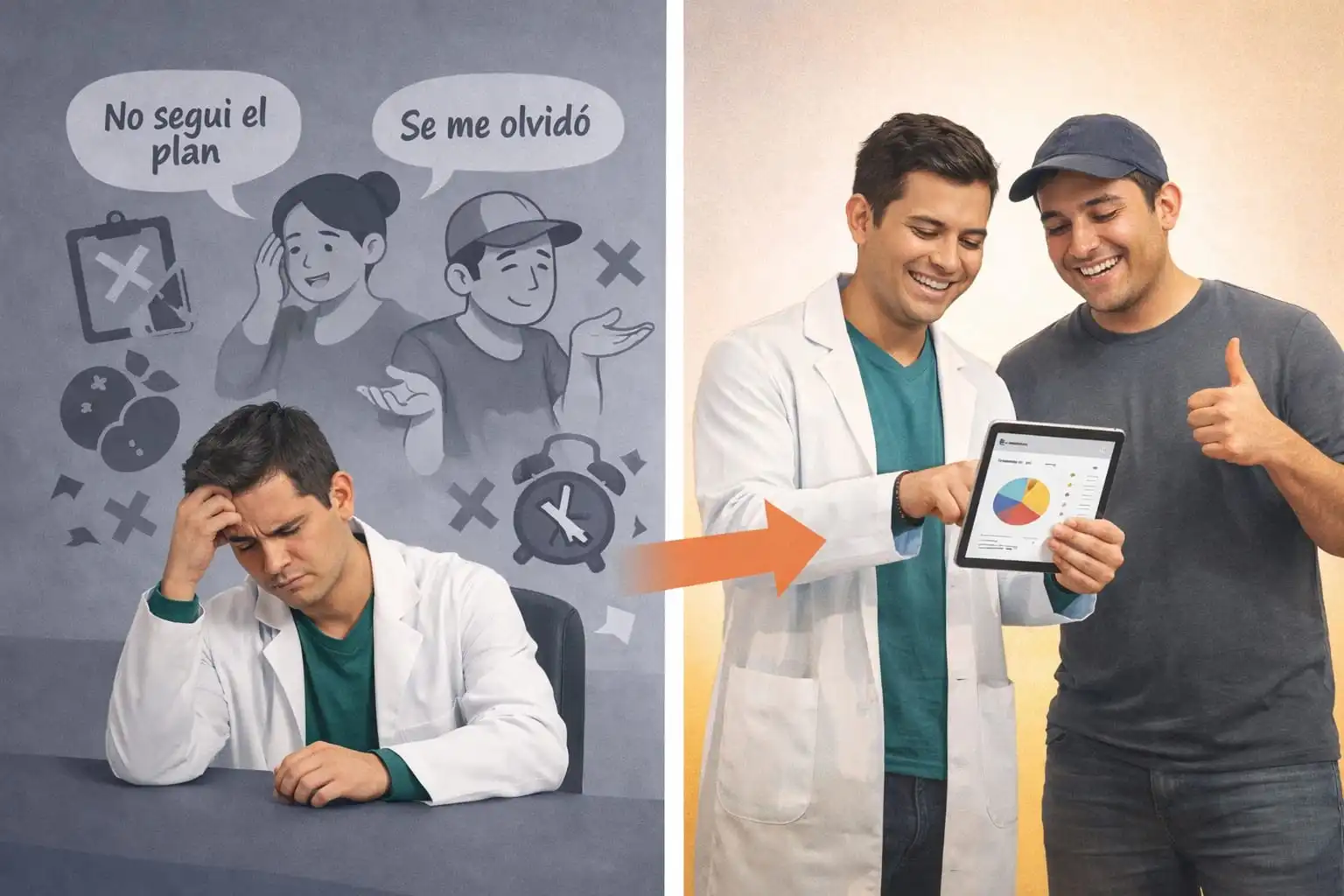 Nutriólogo profesional y herramientas de consulta nutricional